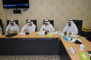 The University Vice President for Educational Affairs Meets with NCAAA Delegation during His Visit to the Joint First Year Deanship